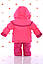 Дитячий зимовий комбінезон для дівчинки з хутром, фото 4