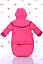 Дитячий зимовий комбінезон для дівчинки з хутром, фото 5