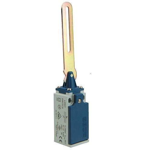 Вимикач кінцевий з пластикової консоллю і метал. важелем (1НО+1НЗ) (спрацьовування вліво/вправо), фото 1