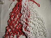 Сітка баскетбольна «СТАНДАРТ», шнур діаметром 4,5 мм (стандартна) біла 2шт