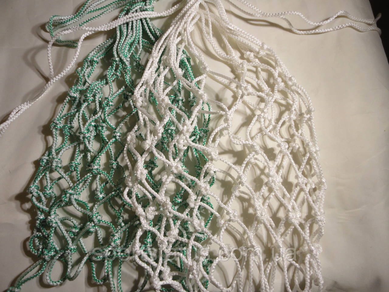 Сітка баскетбольна «ЕКСКЛЮЗИВ», шнур діаметром 5,5 мм (стандартна) біла 2шт