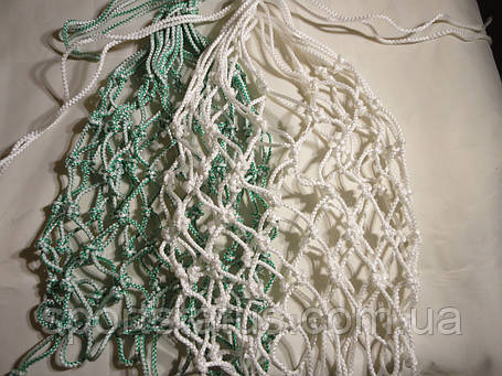 Сітка баскетбольна «ЕКСКЛЮЗИВ», шнур діаметром 5,5 мм (стандартна) біла 2шт, фото 1