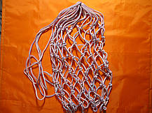 Сітка баскетбольна «ЕКСКЛЮЗИВ», шнур діаметром 5,5 мм (стандартна) біла 2шт, фото 5