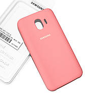 Силіконовий чохол Samsung J4 J400 2018 Soft-touch Pink