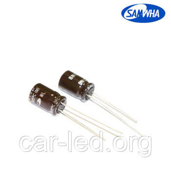 10mkf - 100v (Низький імпеданс) Samwha WL 6.3*11, 105°C конденсатор електролітичний