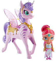 Лялька Шайн з інтерактивним єдинорогом -Блиск і Мерехтіння -Shimmer and Shine Magical Flying Zahracorn