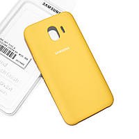 Силіконовий чохол Samsung J4 J400 2018 Soft-touch Yellow