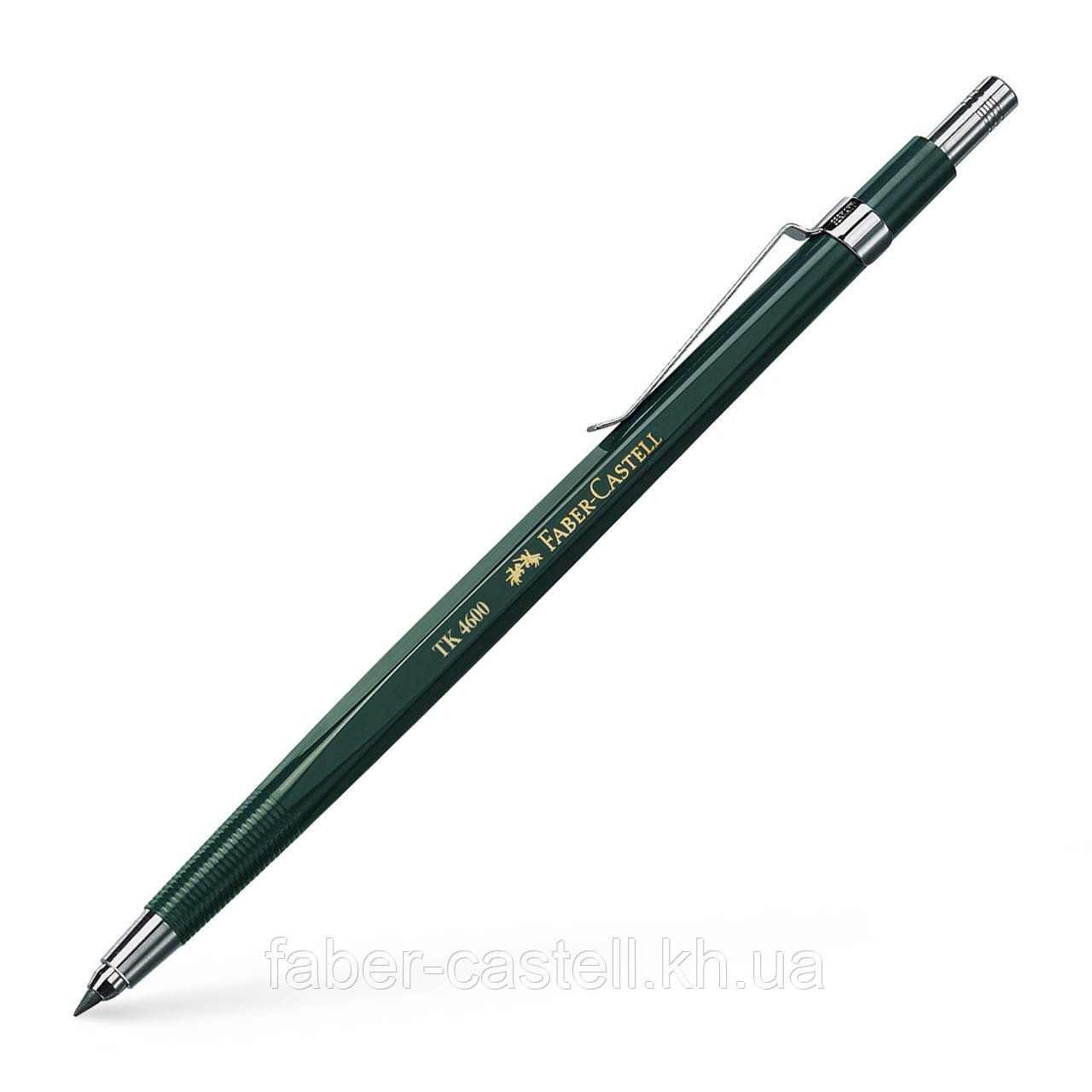 Цанговий олівець Faber-Castell TK 4600 HB 2.0 мм зі стругачкою в ковпачку, 134600