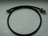 Кабель коаксіальний BNC-BNC для радіомікрофона Sennheiser g1 g2 g3, EM3031, EM2050, Coaxial Cable, Type RG58, фото 4
