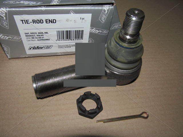 Наконечник тяги кермовий DAF ОЕ 1743594, IVECO, MAN, MB, RENAULT, VOLVO лівий RD 44.58.61, фото 1