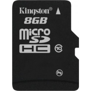 Карта пам'яті Kingston MicroSDHC 8GB Class 10