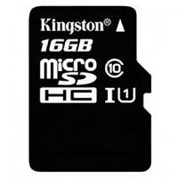 Карта памяти Kingston MicroSDHC 16GB Class 10