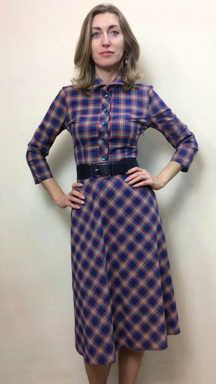 Картате плаття американка П199, фото 1