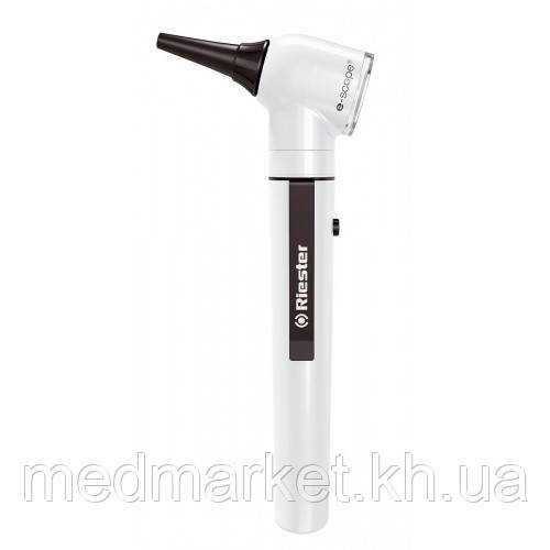 Отоскоп/офтальмоскоп Riester e-scope, фіброоптичний, XL 2,5 В, білий у кейсі