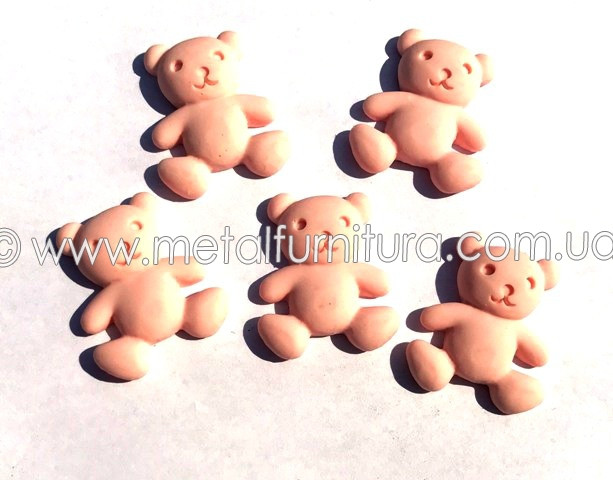 Е3/4 ведмедик блідо-рожевий, фото 1