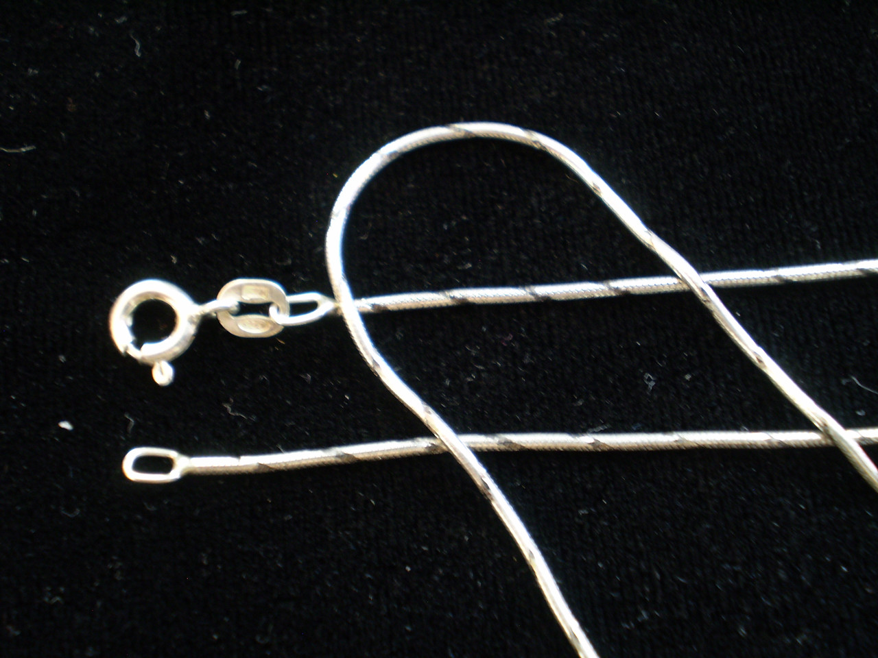 Цепочка Шнурочек белый 60 см, фото 1