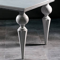 Меблеві ніжки і опори дерев'яні для столу з гранями H.760 D.160 / Високі - 5