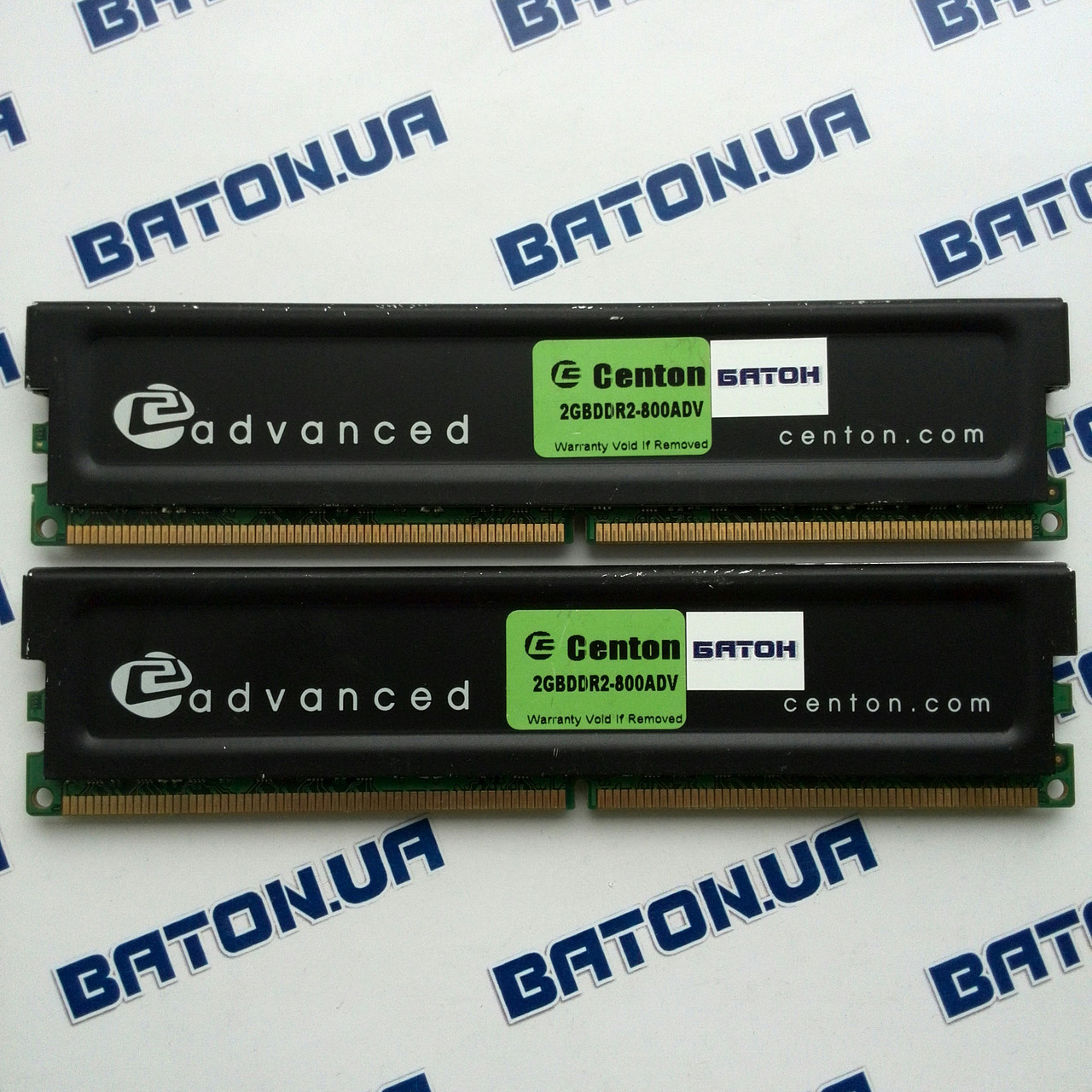 Игровая оперативная память Centon Advanced DDR2 2Gb+2Gb 800MHz PC2 6400U CL5 (2GBDDR2-800ADV)