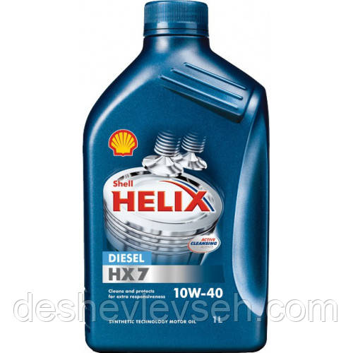 Масло SHELL Helix Diesel HX7 10W40 1 л (HX7), (SHELL)