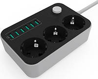 Удлинитель Ldnio 6 USB 3 power socket