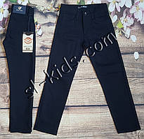 Штани, джинси на флісі для хлопчика 6-10 років опт (Kabay) (темно сині) пр.Туреччина