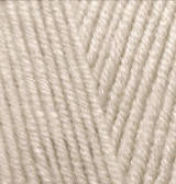 Пряжа для вязания Ализе Лана голд 152 серо-бежев