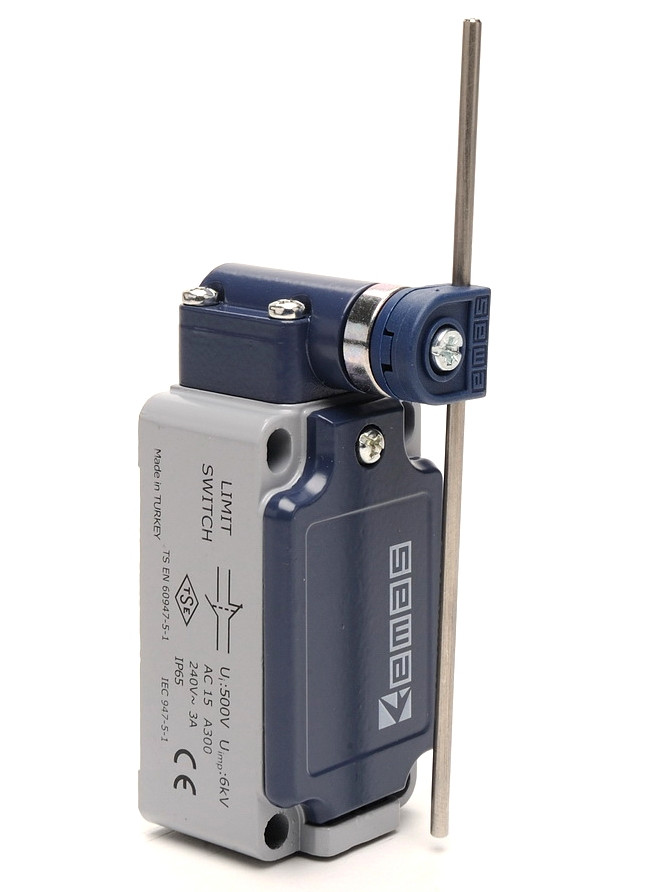 Вимикач кінцевий з металевим штирьком (1НО+1НЗ), фото 1