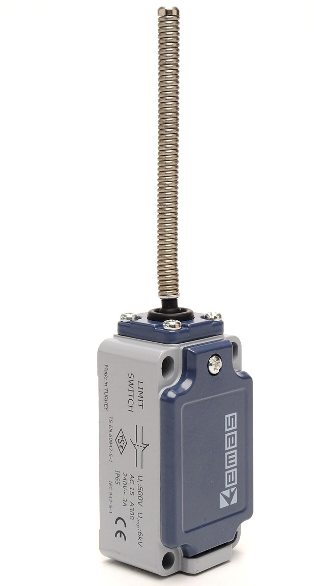 Вимикач кінцевий із пружиною з металевим наконечником (1НО+1НЗ), фото 1