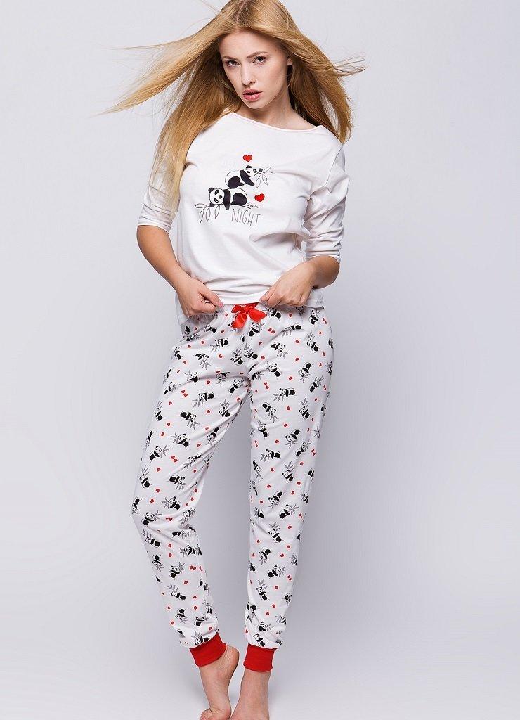 Жіноча піжама із пандами у молодіжному стилі SENSIS Panda pizama XL