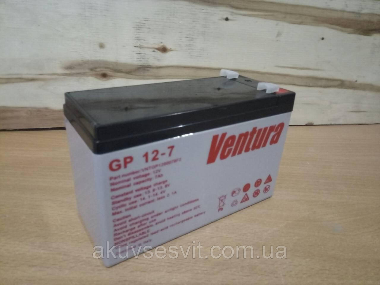 Акумулятор Ventura GP 12-7 - фото 2 - id-p761158340