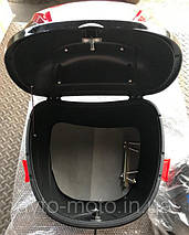 Кофр/ багажник чорний пластиковий міцний із шоломом, фото 3