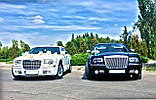 Оренда авто на весілля мікроавтобус + білий Chrysler 300c + чорний крайслер 300c, фото 2