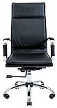 Офісне крісло Richman Гаваї чорний кожзам для роботи, фото 3