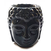 Аромалампа керамічна чорна "Будда" 7х7х8,5см (32035A)