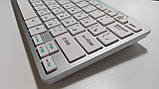 Клавіатура з мишкою бездротовий комплект Wireless keyboard and mouse combo, silver, фото 6