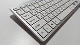 Клавіатура з мишкою бездротовий комплект Wireless keyboard and mouse combo, silver, фото 5