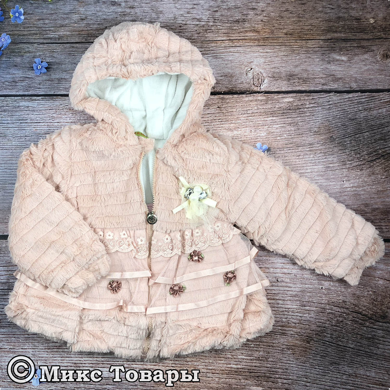Шубки для дівчаток Розмір: 3 - 4 року (XL) (6022)