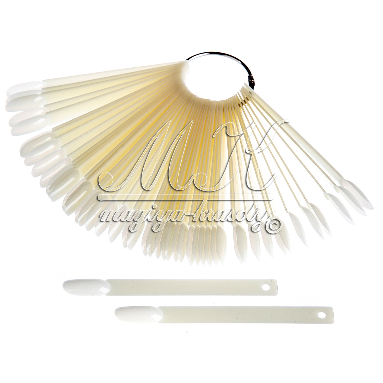 Віяло для зразків на кільці, мигдальна форма, VM-04