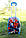 Дитяча валіза на 4 коліщатках Людина — Павук 25 літрів, ручна поклажа, колір синій, фото 4