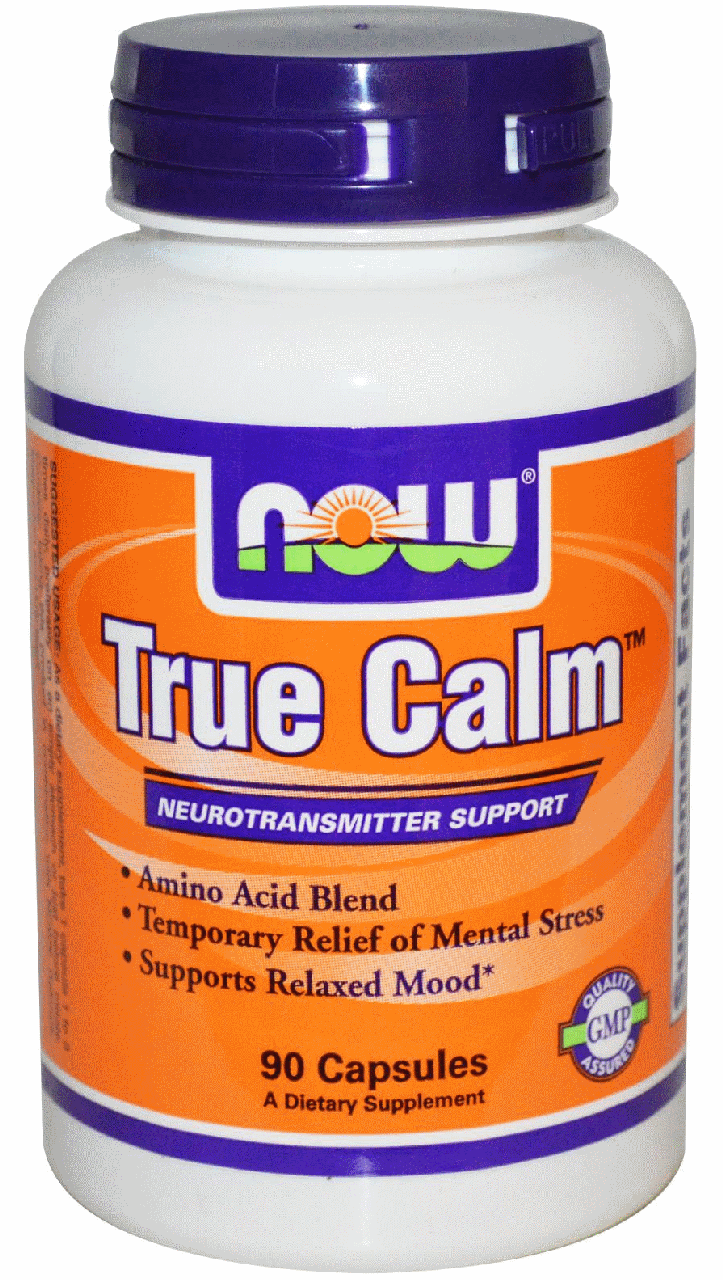 Вітаміни від стресу Now Foods True Calm Amino Acid 90 Caps, фото 1