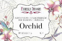 Набір листівок для розфарбовування аква чорнилом "Orchid"