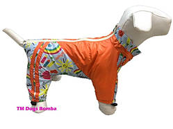 Дощовик для собак на флісі, жовтогар (розмір 6) останній розмір