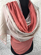 Двоколірний шарф-палантин (3)