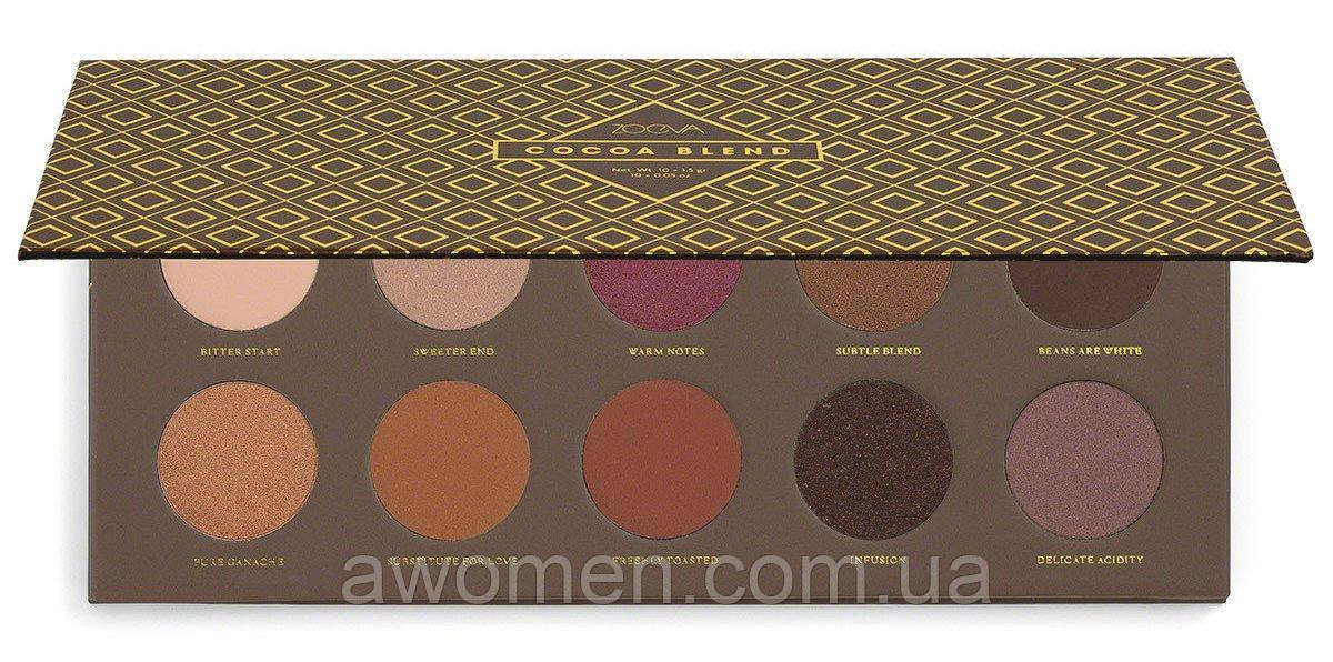 Тіні для очей Zoeva — Cocoa Blend Eyeshadow Palette (10 кольорів)