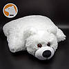 Подушка-іграшка Плюшевий Ведмедик білий, фото 3