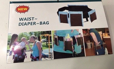 Универсальный пояс с карманами для молодых мам Waist Diaper Bag. - фото 2 - id-p780214246