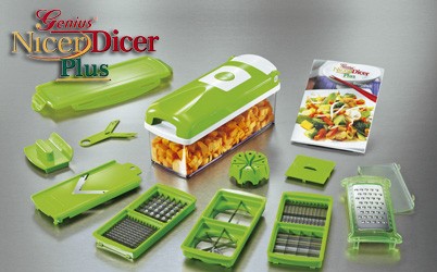 Подрібнювач кухонний овочерізка Найсер Дайсер Плюс Nicer Dicer Plus