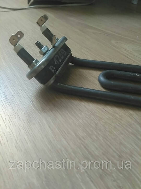 Тен пральної машини гнутий відразу L-175, 2000W, борт (Ariston)