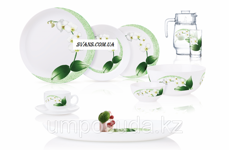 White Orchid Сервіз столовий - 46 пр. Luminarc P0328