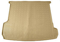 Килимок в багажник Audi Q7 (4M) (15-) (7 місць складений 3 ряд) поліуретановий бежевий NPA00-T05-775B